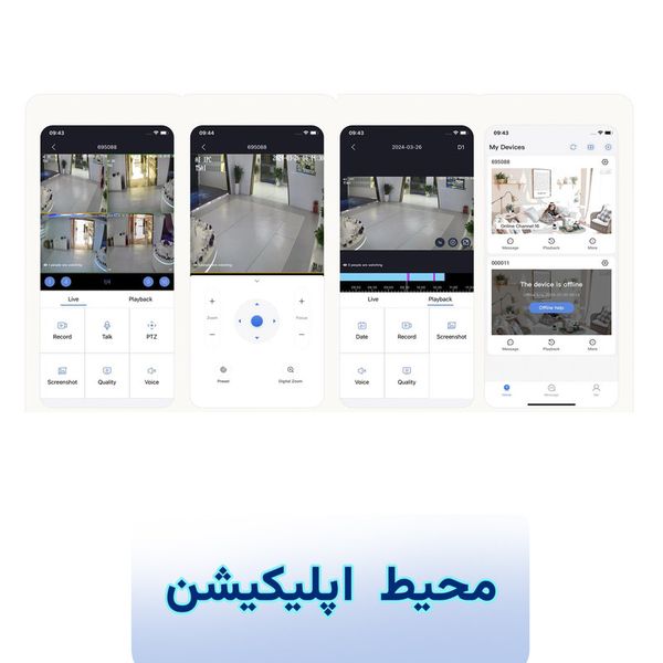 دوربین مداربسته تحت شبکه وونک مدل M2