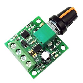 ماژول کنترلر سرعت موتور DC با دیمر مدل PWM 1803BK 30W برد سبز