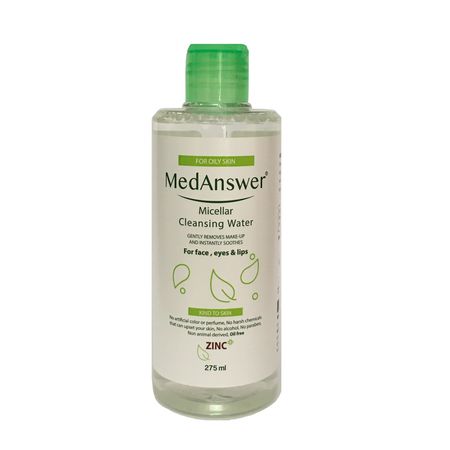 محلول پاککننده آرایش صورت مدانسر مدل میسلار واتر حجم 275 میلیلیتر*984