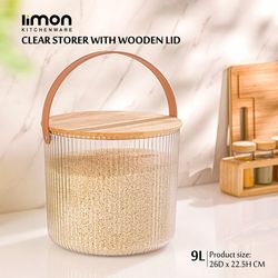 سطل برنج شیاردار لیمون گنجایش 9لیتر کد 2456