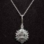 نیم ست نقره زنانه مدل DRG-EMN01