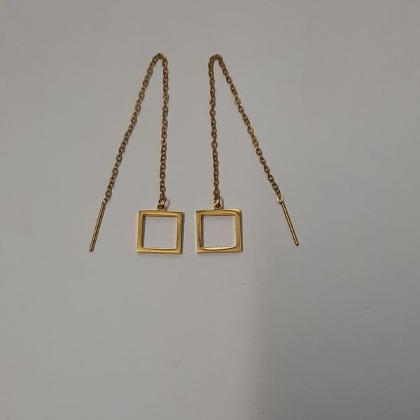 گوشواره زنانه مدل بخیه ای*746