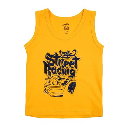 زیرپوش بدون آستین یقه گرد پسرانه مدل MDSS-CH6627