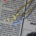 گردنبند مردانه طرح حرف Z کد h024