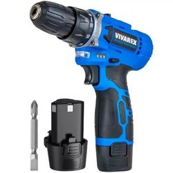 دریل پیچ گوشتی شارژی 2 باتری بدون لوازم ویوارکس مدل VR1215V-2B (12 ماه گارانتی)