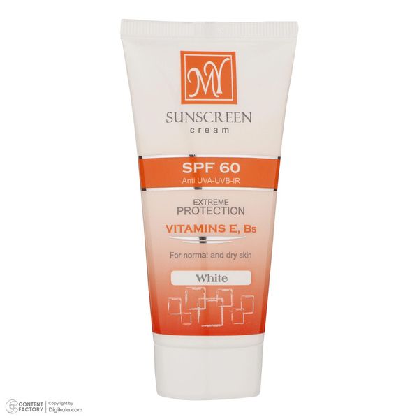 کرم ضدآفتاب بی‌رنگ مای SPF60 مدل Extreme Protection، مناسب پوست‌های نرمال تا خشک، حجم 50 میلی‌لیتر