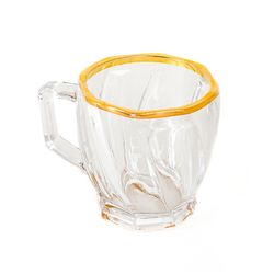 فنجان hpمدل اسکوئر لب طلایی کد 125 بسته 6 عددی