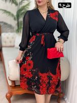پیراهن چپ و راستی طرحدار 2792