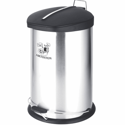 سطل زباله پدالی استیل آرتیستون صنعت کد 3020 گنجایش 20 لیتر