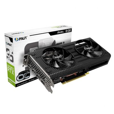 کارت گرافیک Palit RTX 3060 Ti Dual OC 8GB استوک(گرید+A)