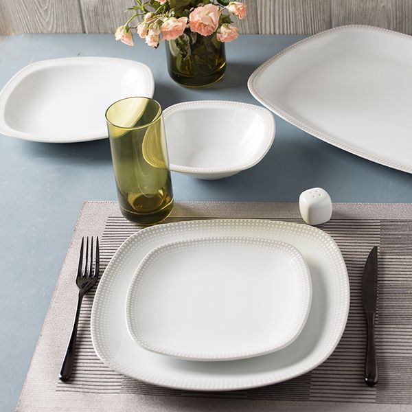 سرویس غذاخوری 27 پارچه 6 نفره چینی زرین ایران مدل Mon Belan