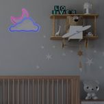 چراغ دیواری نئون دیزاین طرح Cloud-Vs-Moon_MLC*284