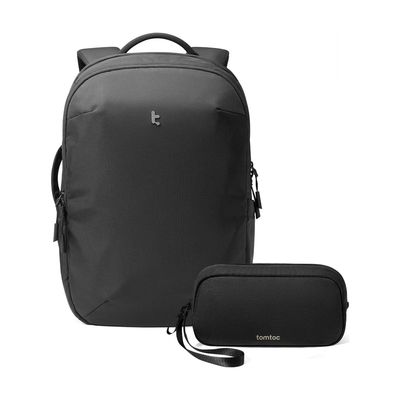 کوله پشتی لپ تاپ تام تاک مدل T65S1D1 مناسب برای لپ تاپ 14.1 تا 15.6 اینچی به همراه کیف نظم دهنده مدل T12S1D1