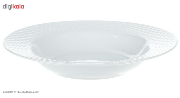 سرویس غذاخوری 102 پارچه 12 نفره چینی زرین ایران مدل رادیانس سفید درجه عالی