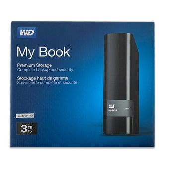 هارد اکسترنال وسترن دیجیتال مدل My Book Desktop ظرفیت 3 ترابایت دارای رابط USB Type-A 3.0