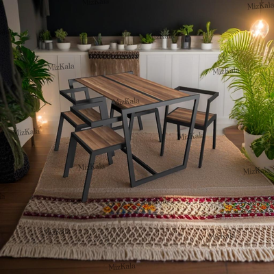 میز و صندلی ناهارخوری 4 نفره میترا