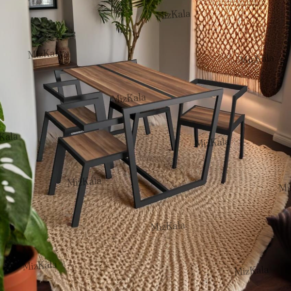 میز و صندلی ناهارخوری 4 نفره میترا