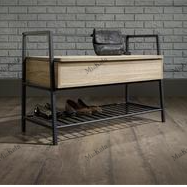 جا کفشی کمدی چوب طبیعی مدل ساتن