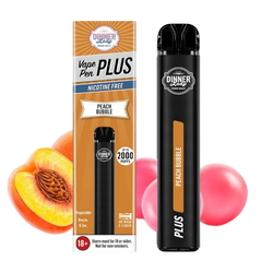 پاد یکبار مصرف 2000 کام DINNER LADY PEACH BUBBLE