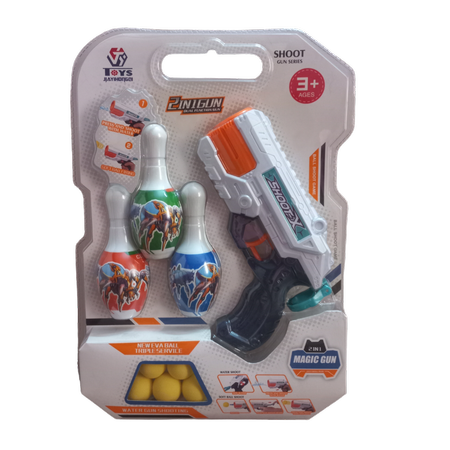 تفنگ دوکاره مجیک گان (آبپاش و پرتاب کننده توپ)