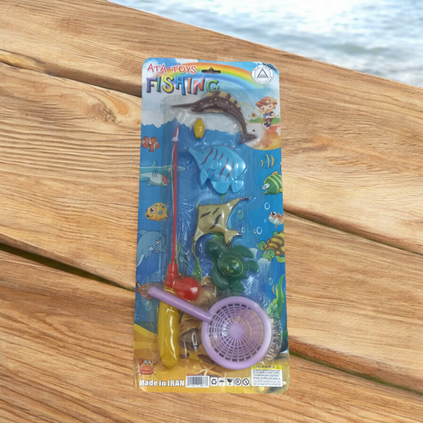 اسباب بازی مدل ست ماهیگیری مغناطیسی مجموعه 6 عددی