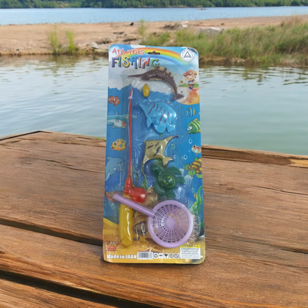 اسباب بازی مدل ست ماهیگیری مغناطیسی مجموعه 6 عددی