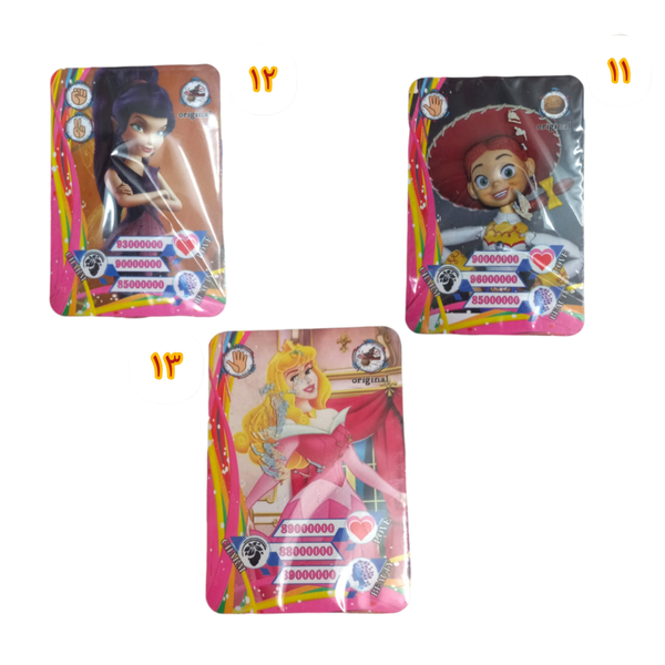 کارت بازی دخترانه