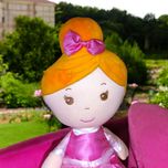 عروسک مدل دختر پاپیون ارتفاع 30 سانتی متر