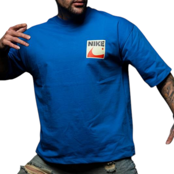 تیشرت پارچه ماکان جردن رنگ آبی