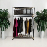 رگال لباس ایستاده چوب و فلز مدل روماک