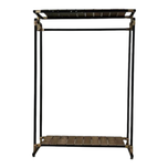 رگال لباس ایستاده چوب و فلز مدل سیمرغ