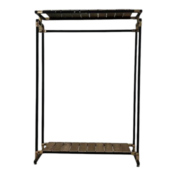 رگال لباس ایستاده چوب و فلز مدل سیمرغ