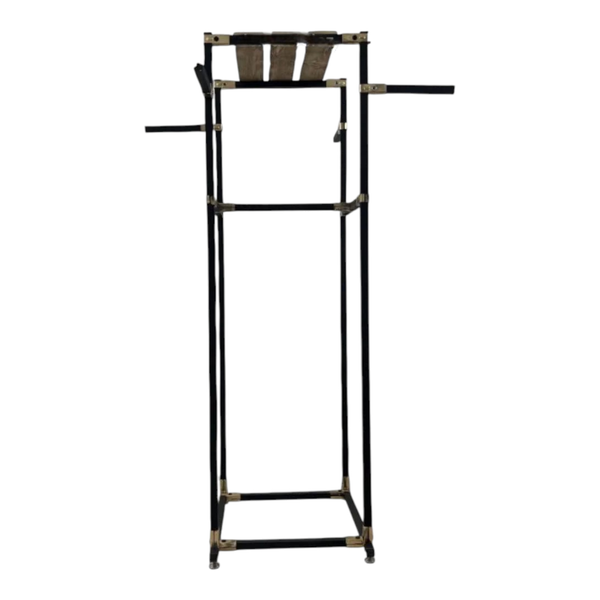 رگال لباس و آویز فلز و چوب مدل سازه