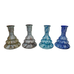 شیشه قلیان چک 3 پله الوان