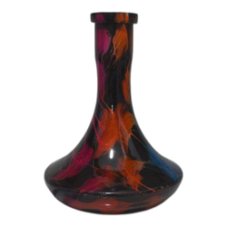 شیشه قلیان ایتالیایی آبرنگی