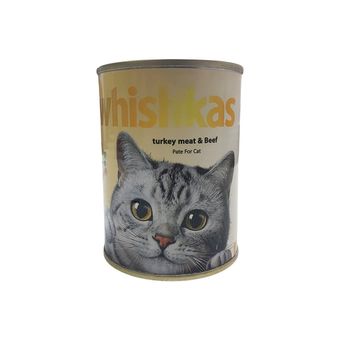 کنسرو پته گربه مدل ترکیب گوشت بوقلمون و گوساله