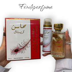 عطر ادکلن لطافه محاسن کریستال | Lattafa Mahasin Crystal