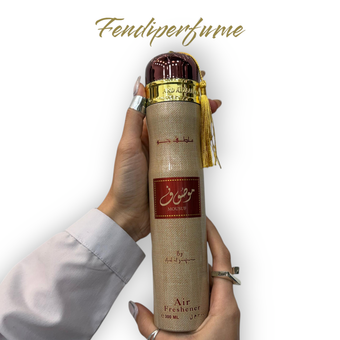 اسپری خوشبو کننده هوا موصوف قهوه‌ای ارض الزعفران