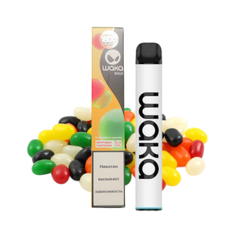 پاد یکبار مصرف 1800 کام WAKA JELLY Beans