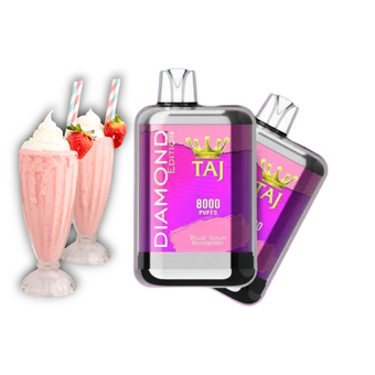 پاد یکبار مصرف 8000 کام TAJ STRAWBERRY MILK SHAKE