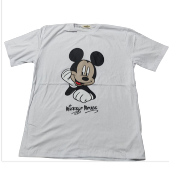 تیشرت دخترانه جنس نخ پنبه ای مدل 003 فری سایز از سایز 36 تا 44 رنگ سفید