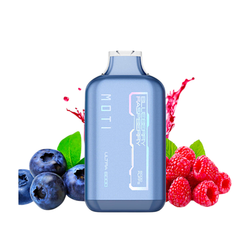 پاد یکبار مصرف 6000 کام MOTI ULTRA BLUEBERRY RASPBERRY