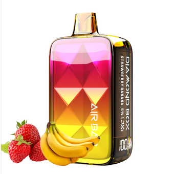 پاد یکبار مصرف 20000 کام AIR BAR DIAMOND STRAWBERRY BANANA