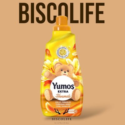 مایع نرم کننده لباس یوموش زرد با رایحه گل یاس حجم 1440 میلی