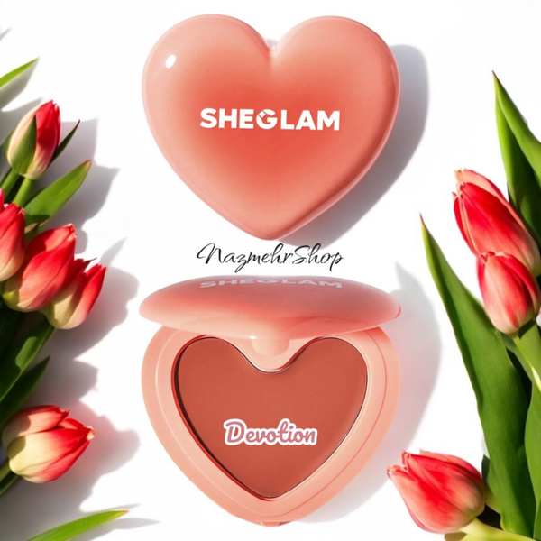 رژگونه قلبی کرمی شیگلم مدل پلیینگ کوپید