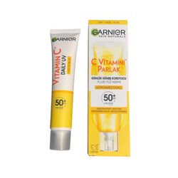 کرم ضد آفتاب فلوئیدی ویتامین سی بی رنگ گارنیر با spf 50