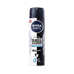 اسپری ضد تعریق مردانه نیوا مدل Black & White invisible اورجینال حجم 150 میل