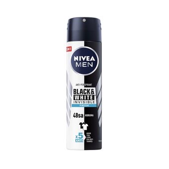 اسپری ضد تعریق مردانه نیوا مدل Black & White invisible اورجینال حجم 150 میل