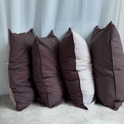 کاور بالشت قهوه ای