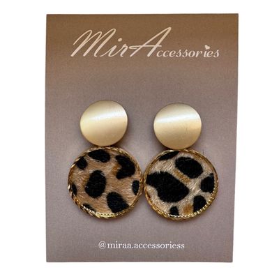 گوشواره پلنگی مدل 4